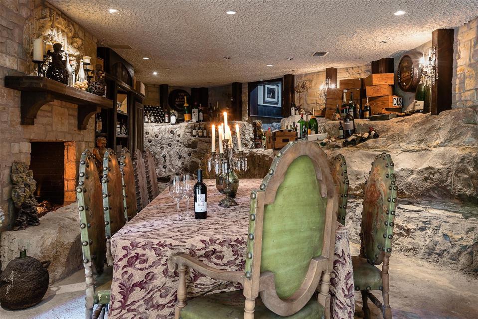 4444 Valley Ridge wine cellar