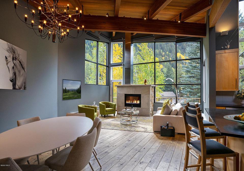 luxury contemporary home in east vail, colorado