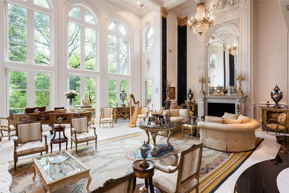 Massive formal living room holds hundreds