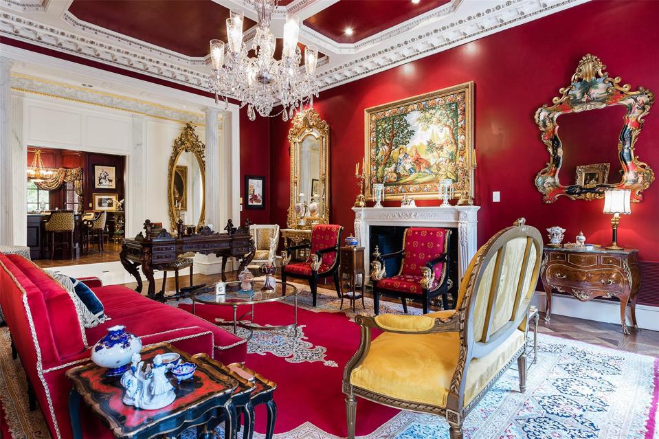 formal red parlour