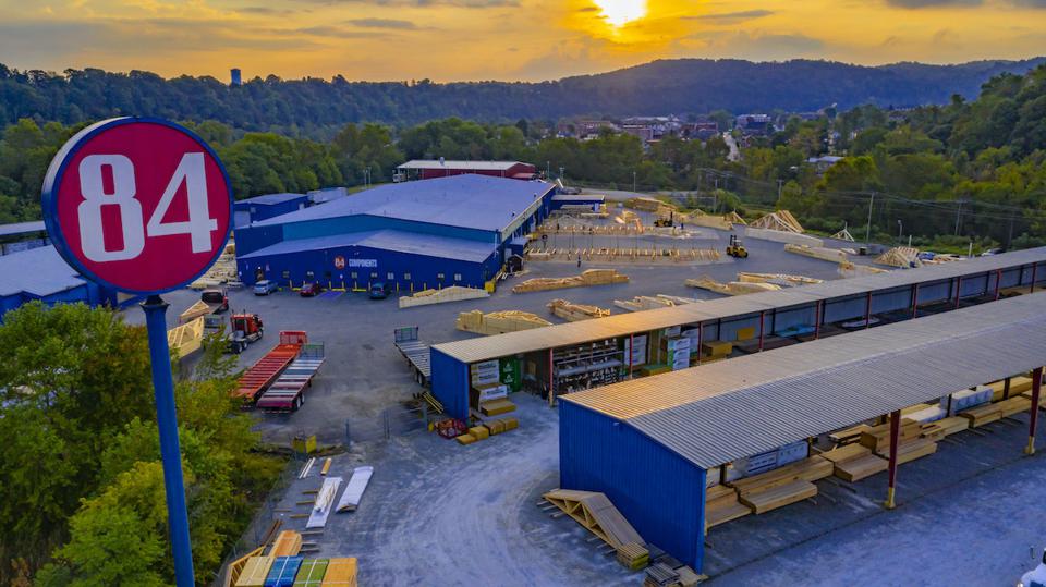 84 Lumber Coal Center, PA store and their component plant.
