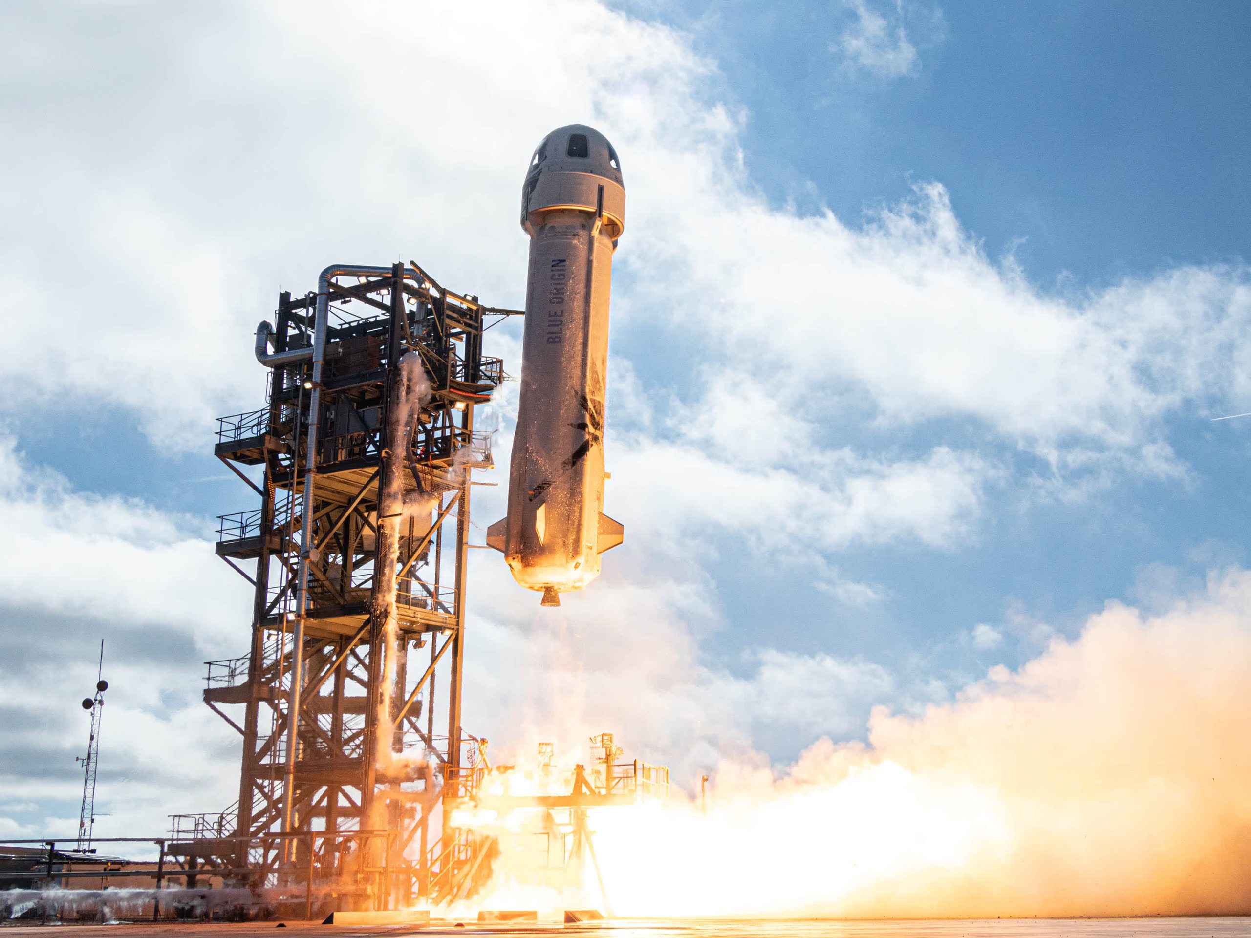 Jeff Bezos' Blue Origin aims to fly first passengers on its space tourism rocket as early as April