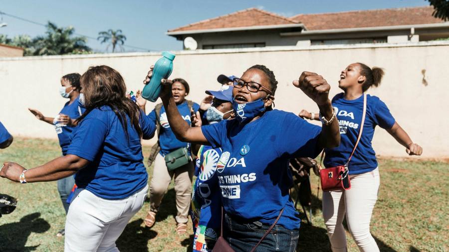 South Africa’s ANC struggles to stay in power in major cities