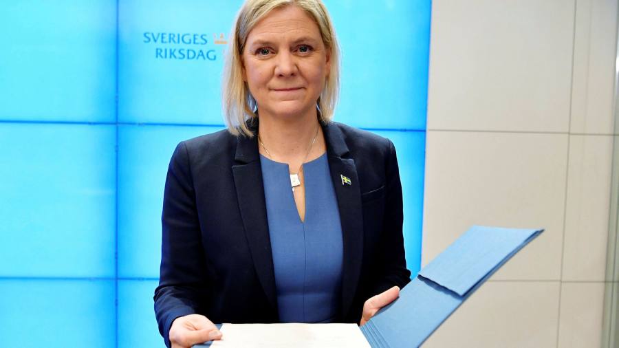 Sweden’s new prime minister resigns just hours after taking office