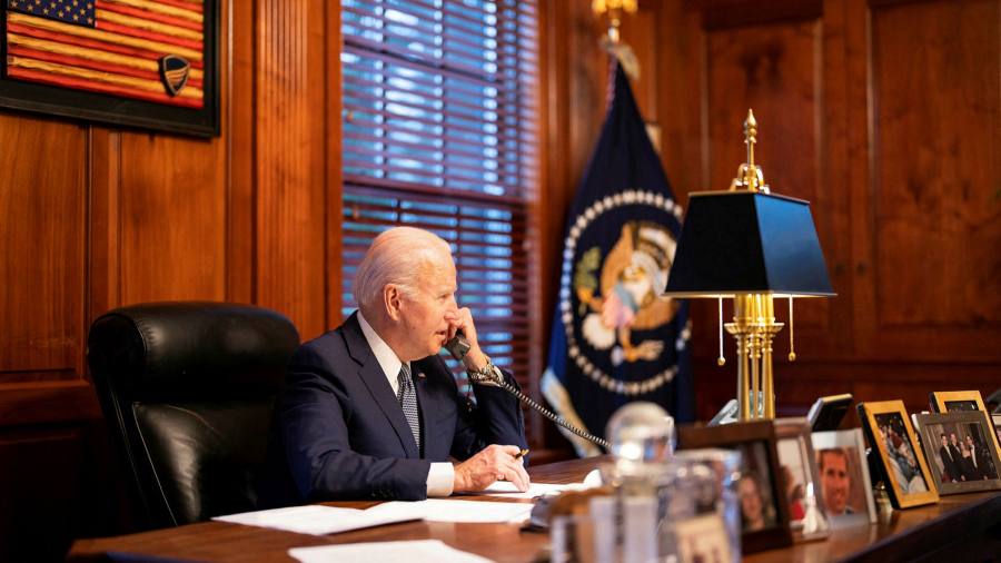 US will respond ‘decisively’ if Russia invades Ukraine, Biden warns Putin